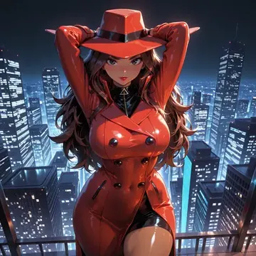 Carmen Sandiego from Carmen Sandiego portfolio cover