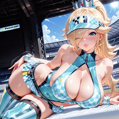 Rosalina Race Queen Video from Super Mario portfolio cover