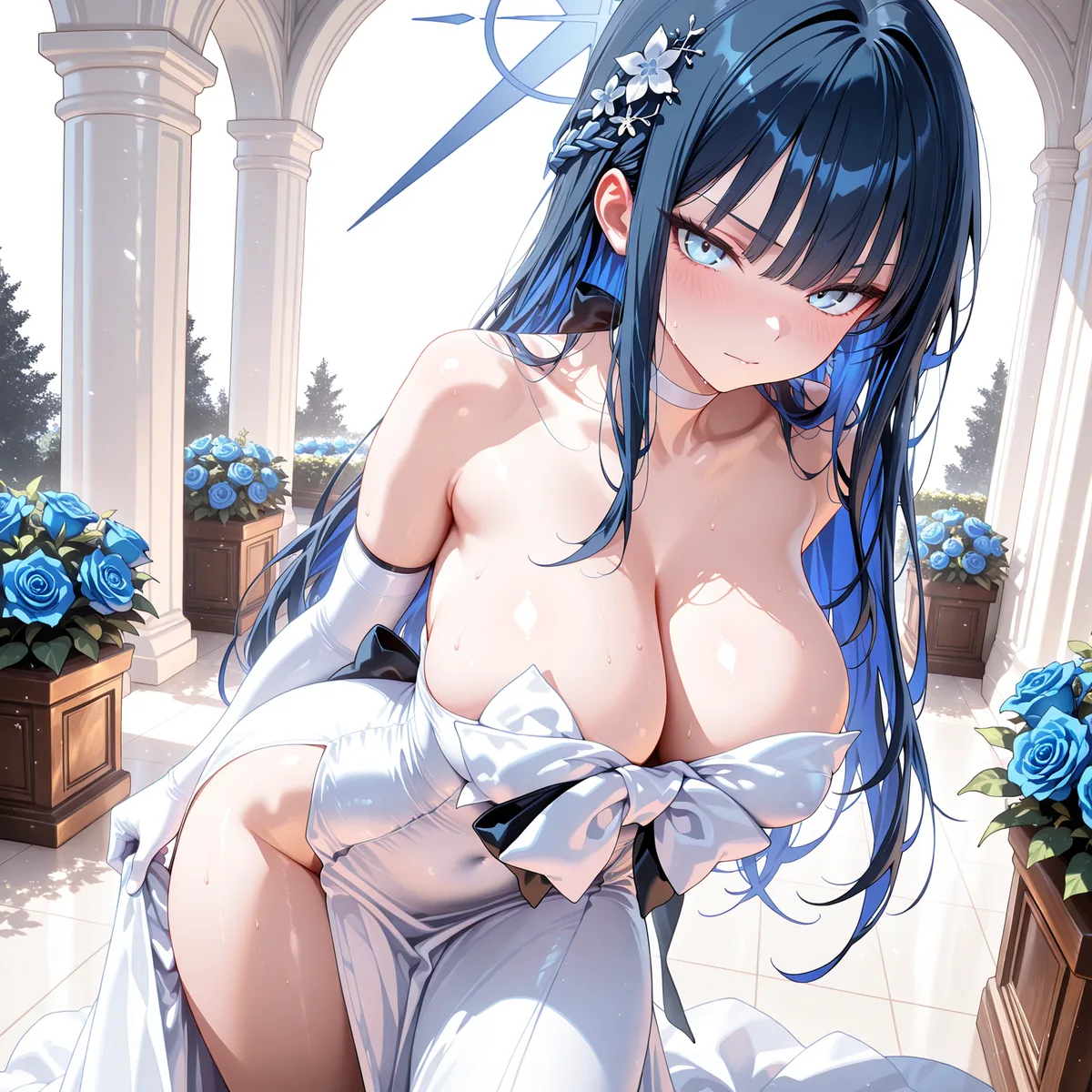 Saori Joumae; Blue Archive ZBaiArt portfolio preview