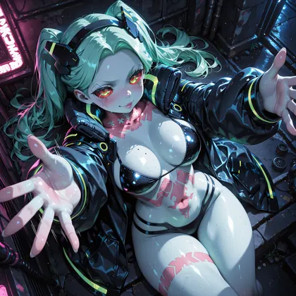 Public portfolio preview for Rebecca Cyberpunk